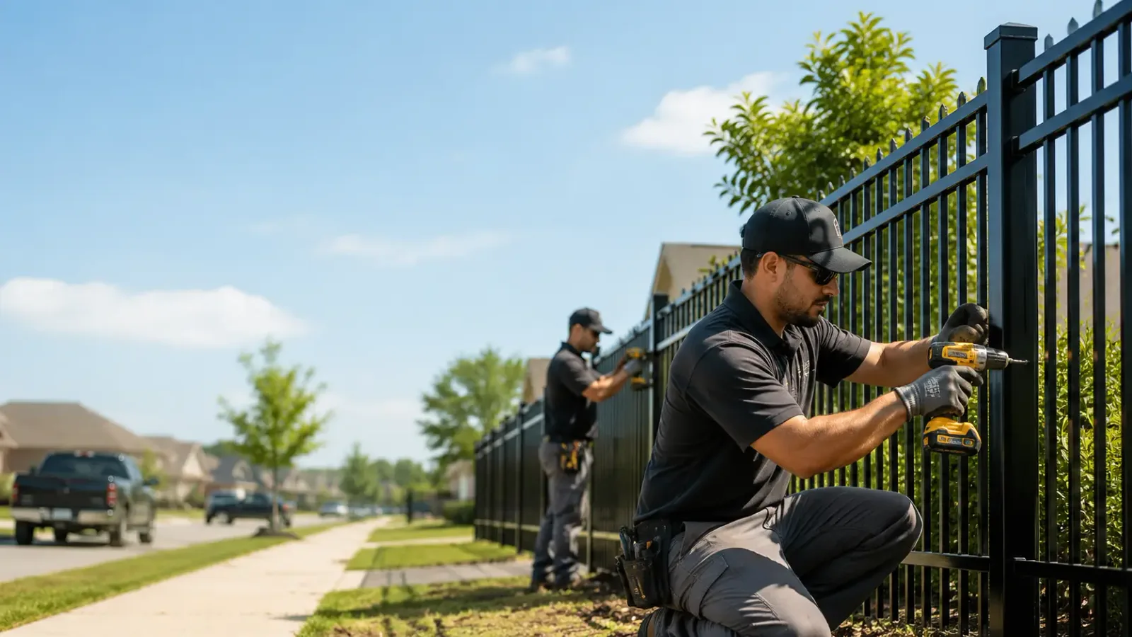 Metal Fence Installation in Lewisburg, OH